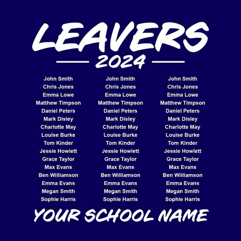 Leavers hoodies design 3