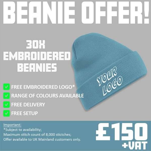 Embroidered Beanie Offer