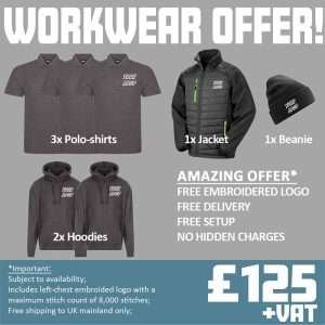 One Person Embroidered Workwear Bundle Offer