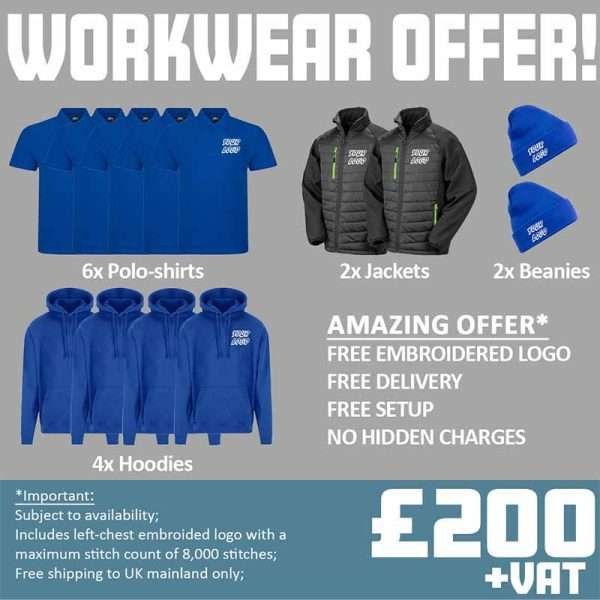 Two Person Embroidered Workwear Bundle