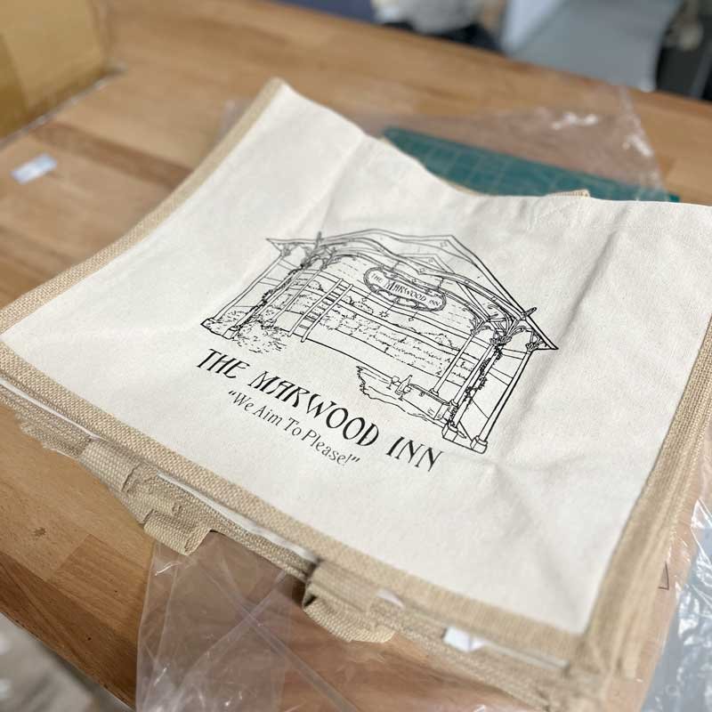 Screen Printed Shopping Bag